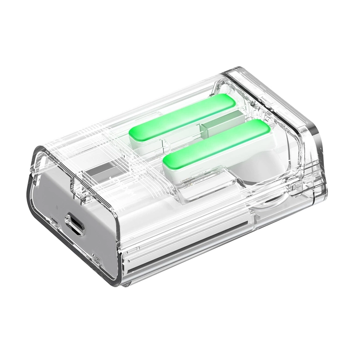 Bezdrátová sluchátka řady TWS Joyroom JR-TC1 IceLens s LED osvětlením – bílá