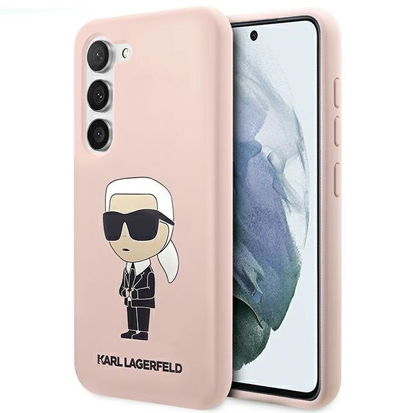 Obal Karl Lagerfeld Silicone Nft Ikonik - Obal Samsung Galaxy S23 Plus (růžový) Case