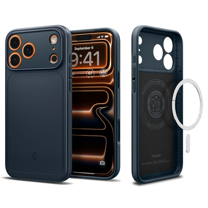 Spigen Thin Fit Mag MagSafe IPhone 17 PRO MAX PIZARRA METÁLICA