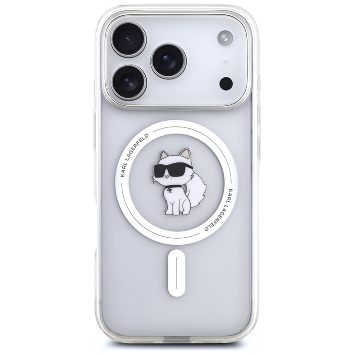 Etui Karl Lagerfeld IML Choupette        MagSafe do iPhone 17 Pro przezroczysty