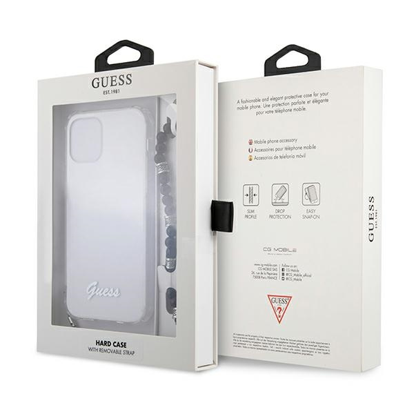 Cover GUESS Apple iPhone 12 Pro Max Black Pearl Clear Hardcase