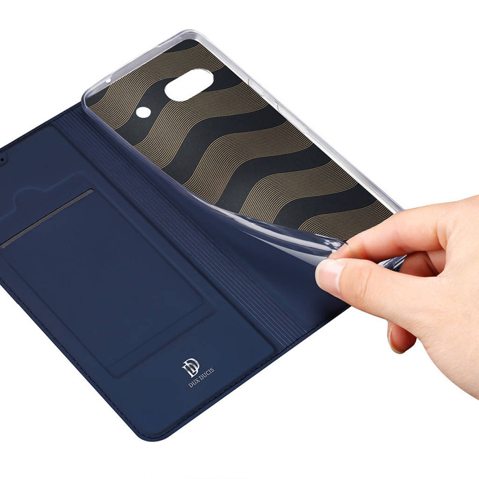 Dux Ducis Skin Pro Case for Google Pixel 7a Flip Card Wallet Stand Blue