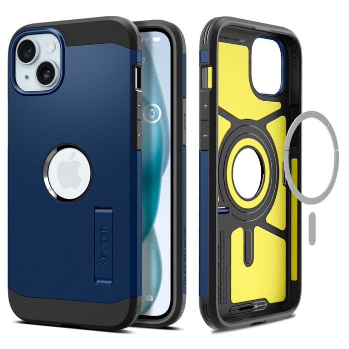 Case Spigen Tough Armor Mag MagSafe iPhone 15 Navy Blue