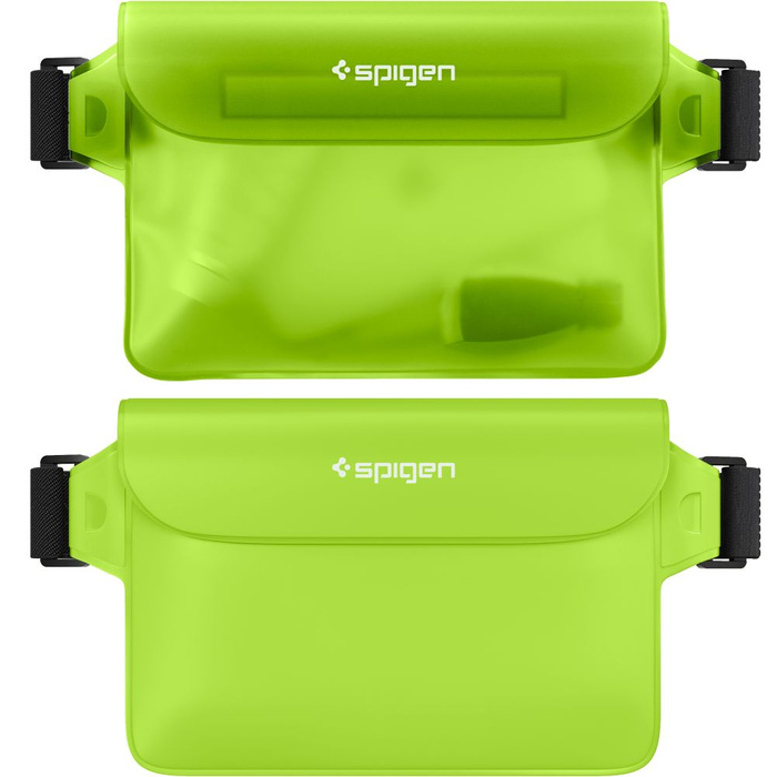 Spigen A620 UNIVERZÁLNÍ VODOTĚSNÝ BEDERNÍ VAK 2-PACK CACTUS GREEN