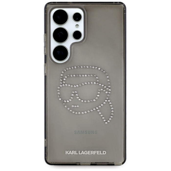Etui Karl Lagerfeld Rhinestones Karl      Head Logo do Samsung Galaxy S25 Ultra czarny