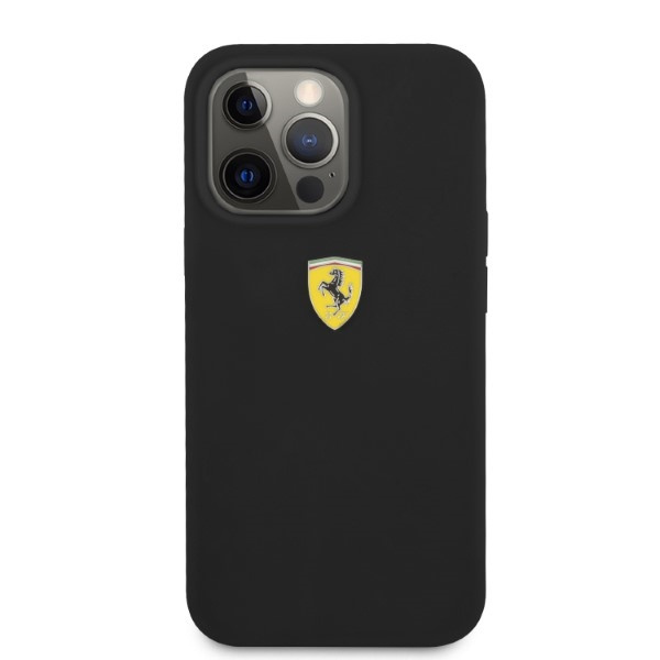 Hülle Ferrari FESSIHMP13XBK iPhone 13 Pro Max 6.7" schwarz/schwarz hartcase Silikon MagSafe