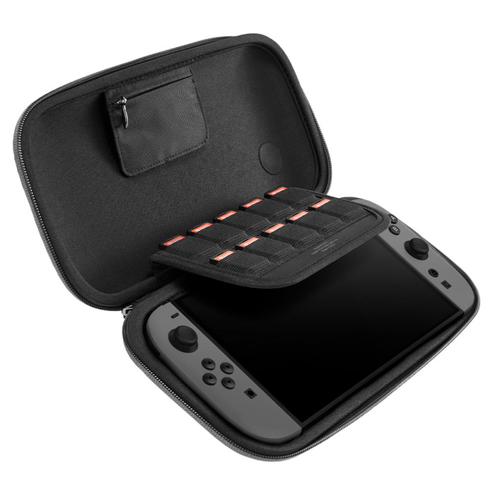 SPIGEN KLASDEN POUCH NINTENDO SWITCH 2 CHARCOAL GREY case