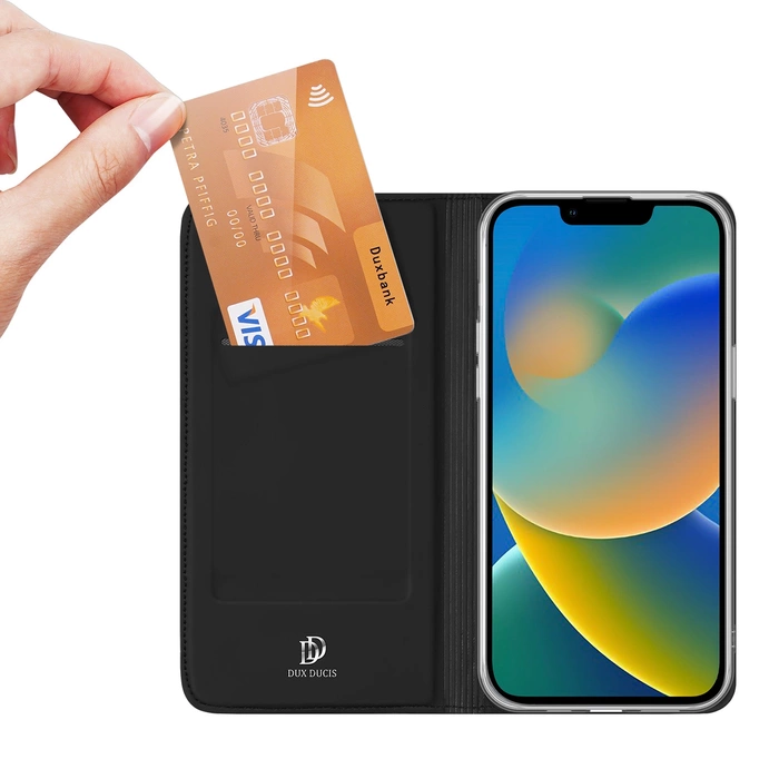 [APRÈS RETOUR] Dux Ducis Skin Pro Holster Flip Cover pour iPhone 14 Plus noir