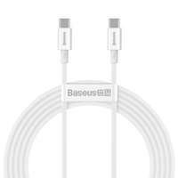 Baseus Superior USB Type C - Câble USB Type C Charge rapide / Power Delivery / FCP 100W 5A 20V 2m blanc (CATYS-C02)