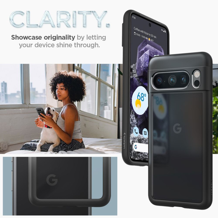 Coque Spigen Ultra Hybrid MATTE Google Pixel 8 Pro Noir Case