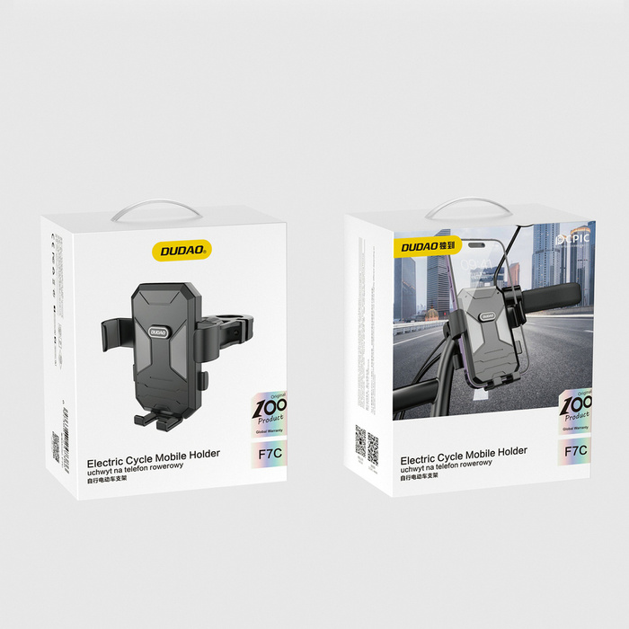 Porta telefono bicicletta/moto Dudao F7C - nero