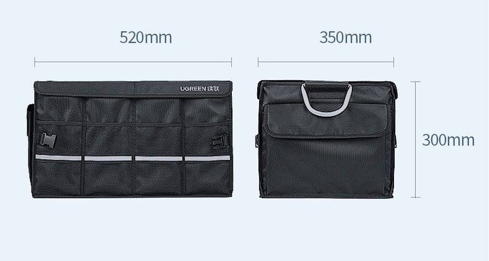 UGREEN Multifunctional Car Trunk Organizer black (80710 LP256)