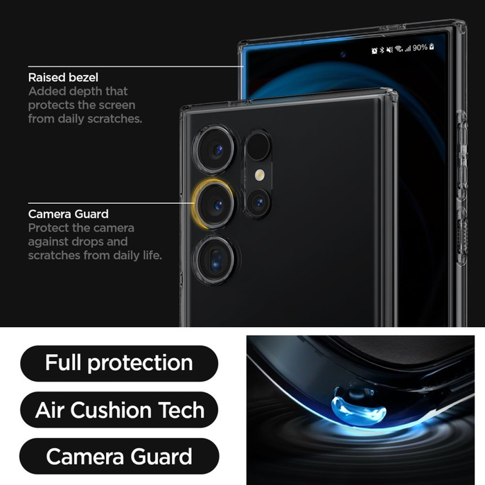 Case Spigen Liquid Crystal Samsung Galaxy S24 Ultra Space Crystal Case