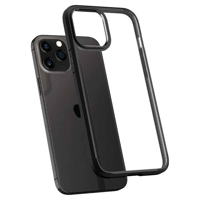 Pouzdro SPIGEN iPhone 12 Pro Max Ultra Hybrid Matte Black Black Case