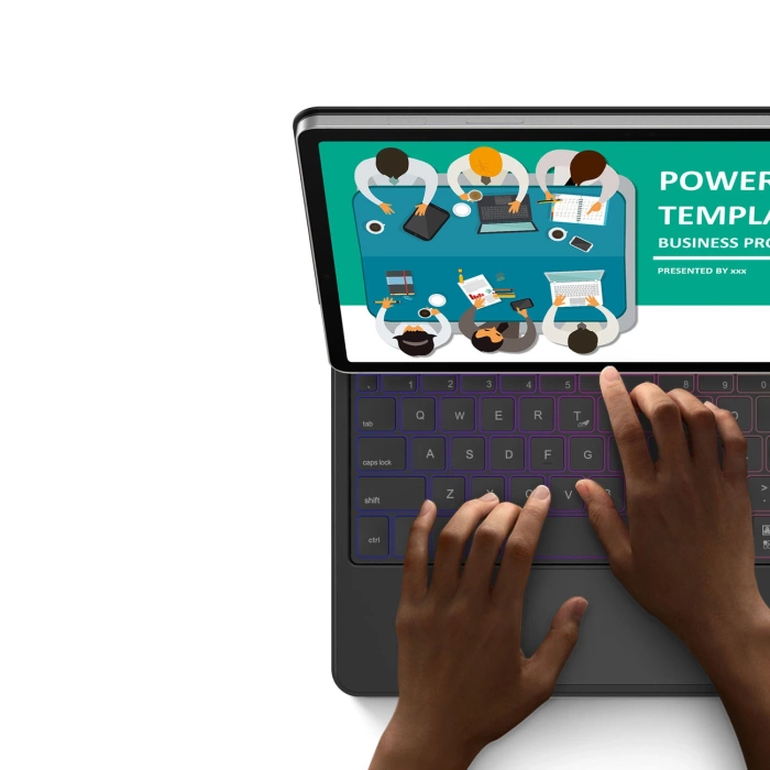 Dux Ducis Keyboard (MK Series) Hülle mit Bluetooth-Tastatur für Samsung Galaxy Tab S9 / S8 / S7 – Schwarz
