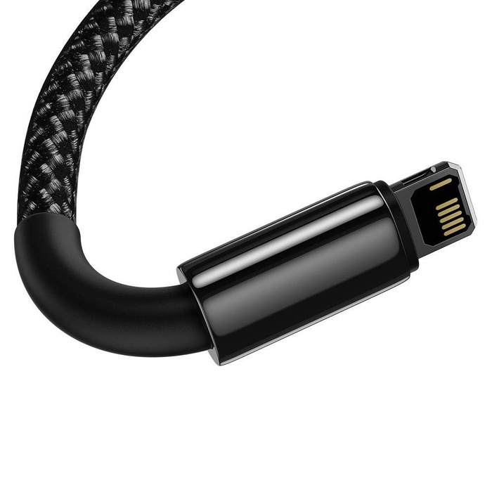 [RETURNED ITEM]  Baseus Tungsten USB - Lightning cable 2,4 A 1 m black (CALWJ-01)