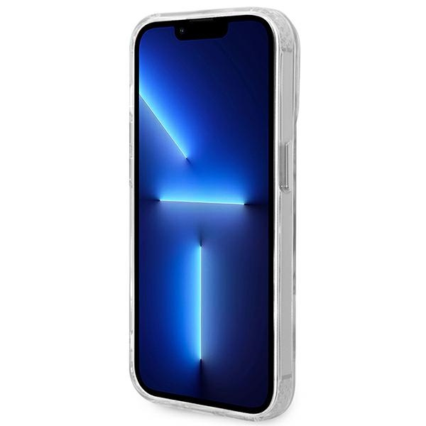 Guess GUHMP14LHTRMS iPhone 14 Pro 6.1" silver/silver hard case Metal Outline MagSafe