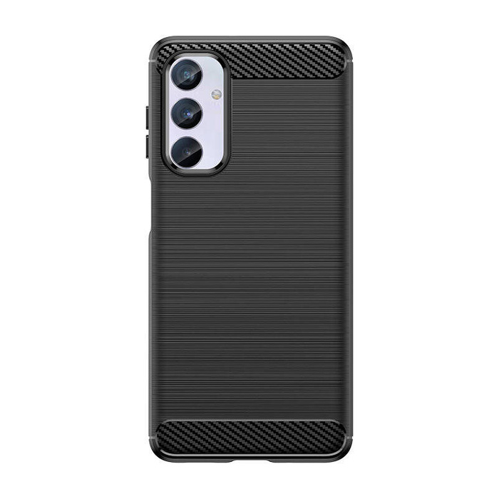 Ohebné pouzdro s karbonovým vzorem pro Samsung Galaxy M54 Carbon Case - černé