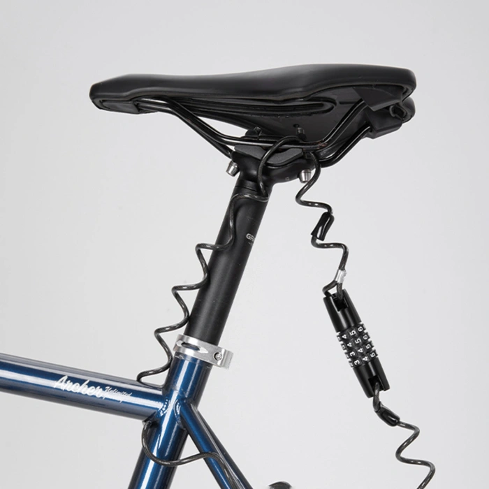 Blokada rowerowa Wozinsky WBN-01R na rower kask wodoodporna na szyfr 4-cyfrowy - czarny