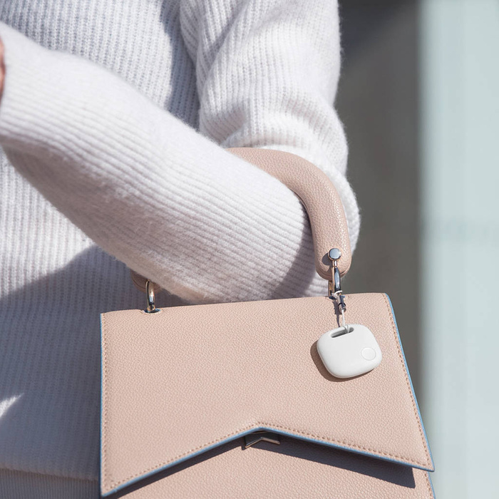 Localisateur GPS intelligent Baseus T2 Pro pour clés de sac à main bébé blanc (FMTP000002)