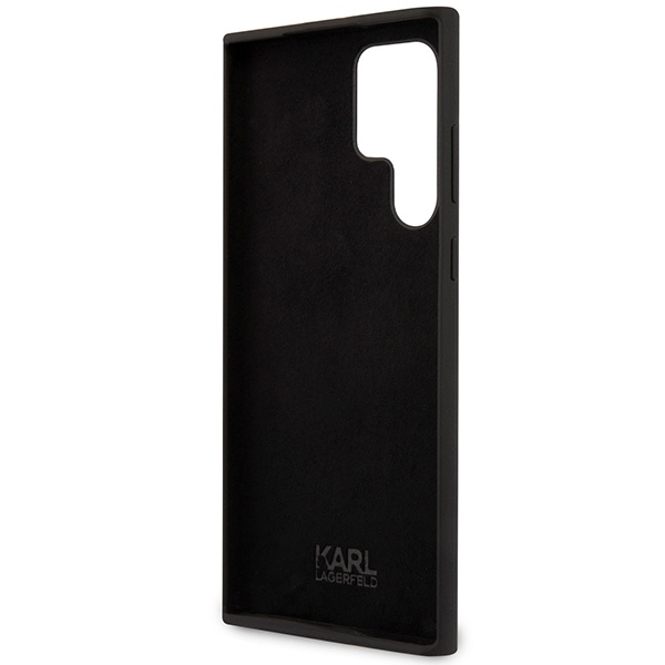 Obal Karl Lagerfeld Silicone NFT Choupette - Obal Samsung Galaxy S23 Ultra (černý) Case