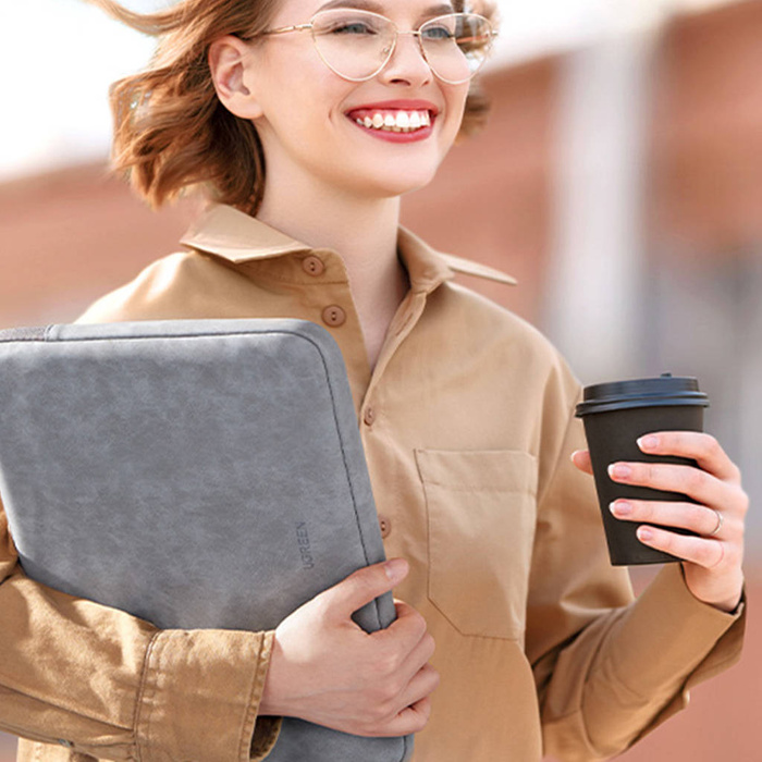 Ugreen Pouch Slip Sleeve Laptoptasche Tablet 13&#39;&#39; Grau (60985)