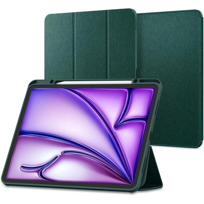 Hülle Spigen iPad Urban Fit Air 10.9 4 / 5 / 2020-2022 / 6 7 / 2024-2025 Mitternachtsgrün Case