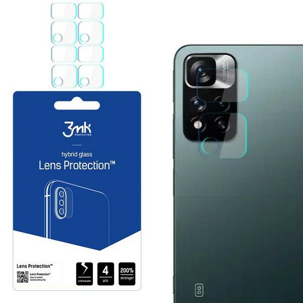 Glass Hybrid 3MK Xiaomi Redmi Note 11 Pro 5G 11 Pro Plus 5G Lens Protect 4pcs Glass