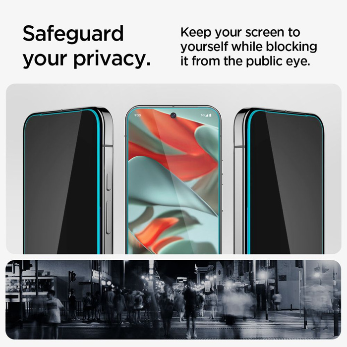 CRISTAL DE PRIVACIDAD SPIGEN GLAS.TR "EZ FIT" 2-PACK GOOGLE PIXEL 9 PRO XL PRIVACY