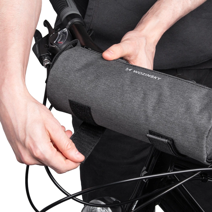 Sacoche de vélo Wozinsky WBB37GRB avec isolation thermique - gris
