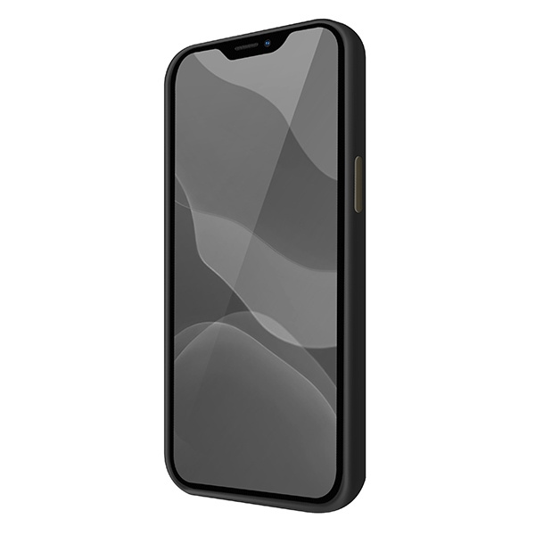 Uniq Hülle Lino Hue iPhone 12 Pro Max 6.7&quot; schwarz / tintenschwarz Antimikrobiell