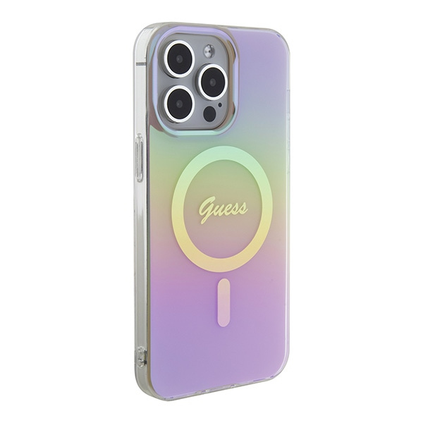 Hülle Guess GUHMP15XHITSP iPhone 15 Pro Max 6,7" rosa/rosa hartcase IML Schillernd MagSafe Case