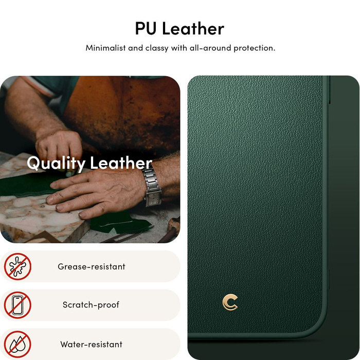 Coque iPhone 15 Pro Max Spigen Cyrill Kajuk Mag MagSafe Forest Green Case