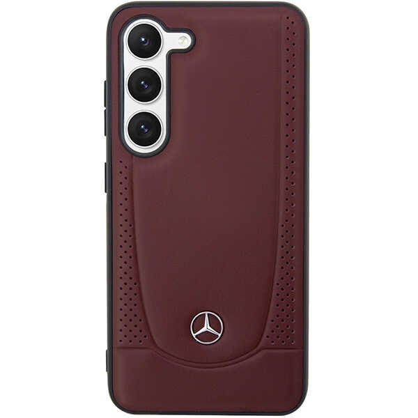 Obal Mercedes MEHCS23MARMRE S23 Plus S916 červená/červená tvrdácase Kůže Urban Bengale Case