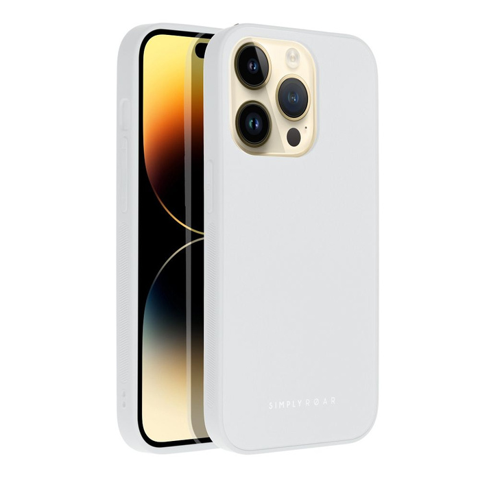 Roar Gehäuse MATTE Glas Case - für iPhone 14 Pro Stahl