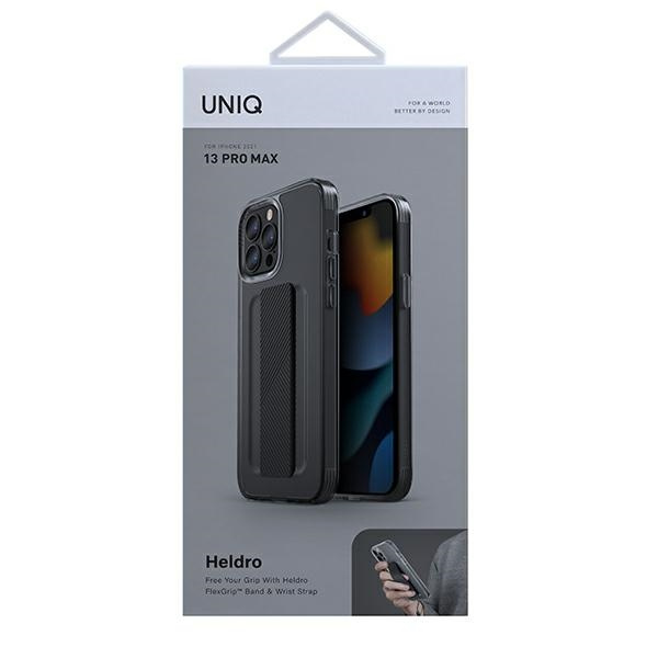 Case UNIQ Apple iPhone 13 Pro Max Heldro Black Case
