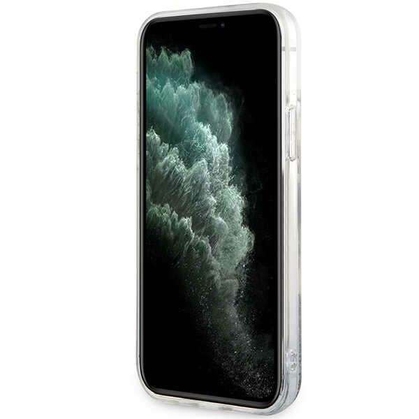 Cover Karl Lagerfeld KLHCP12MLNCHCS iPhone 12/ 12 Pro 6.1" argento/argento durocase Glitter Testa Choupette Case