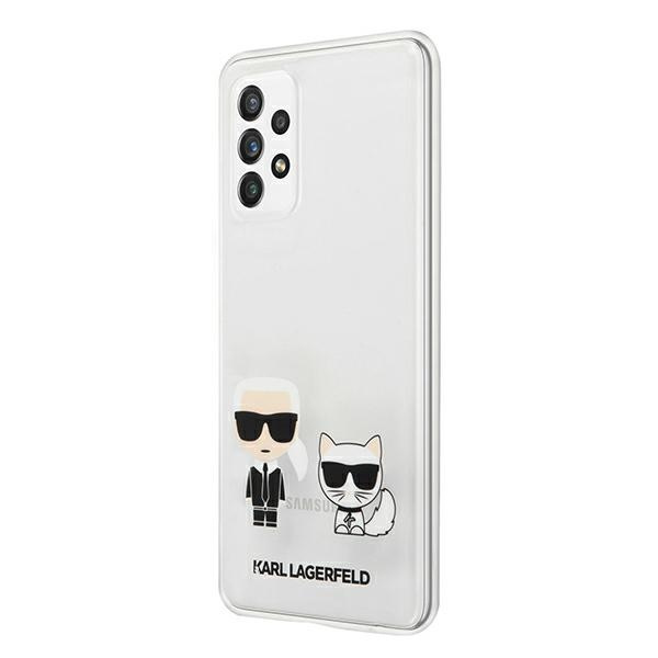 Coque KARL LAGERFELD Samsung Galaxy A72 Karl & Choupette Clear Hardcase