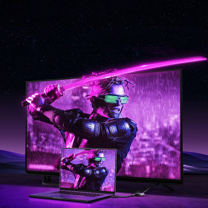 [RETURNED ITEM] Adattatore HDMI bidirezionale Baseus AirJoy 2in1 4K 60Hz - nero