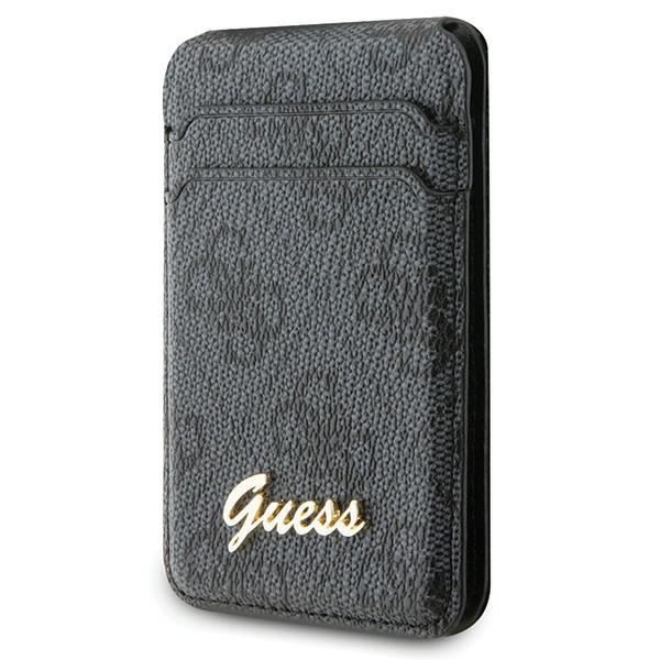 Portafoglio Guess Card Slot Stand GUWMSHG4SHK nero/nero MagSafe 4G Classic Logo