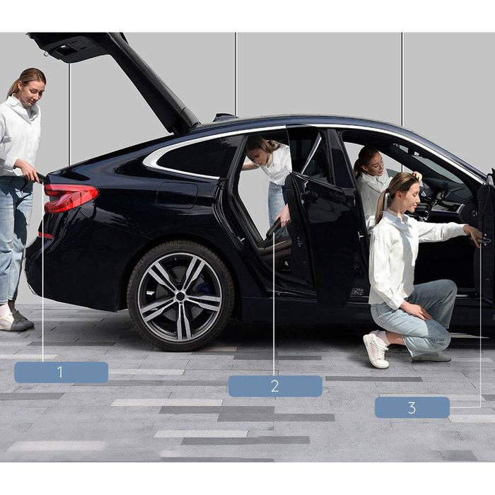 Baseus A3 bezdrátový vysavač do auta 135 W 15000 Pa černý (CRXCQA3-0A)