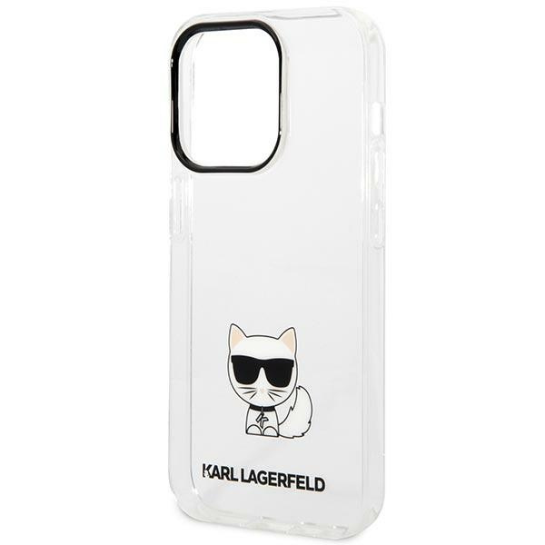 Hülle KARL LAGERFELD Apple iPhone 14 Pro Max Choupette Body Klar Hartcase