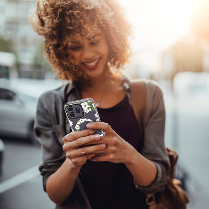 Case Tech-protect Magmood MagSafe iPhone 15 Pro Spring Daisy Case