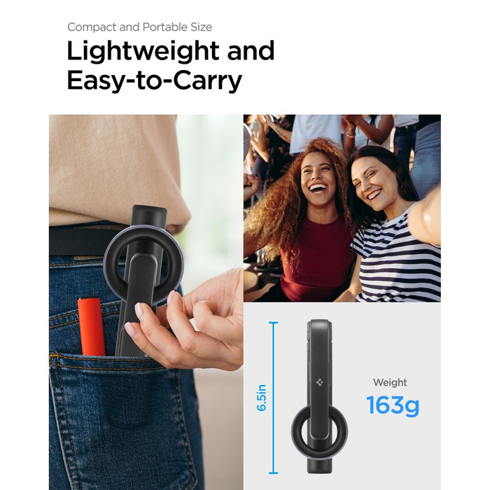 Spigen S570W MagSafe BLUETOOTH SELFIE STICK DREIBEINIG SCHWARZ