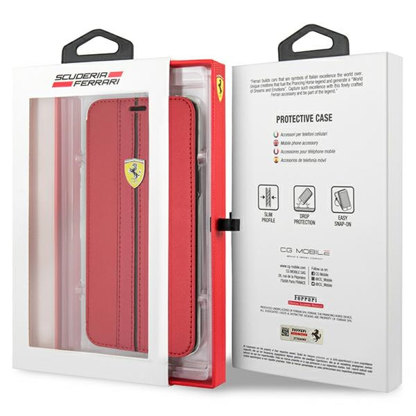Puzdro FERRARI Samsung Galaxy S9 Urban Red Case