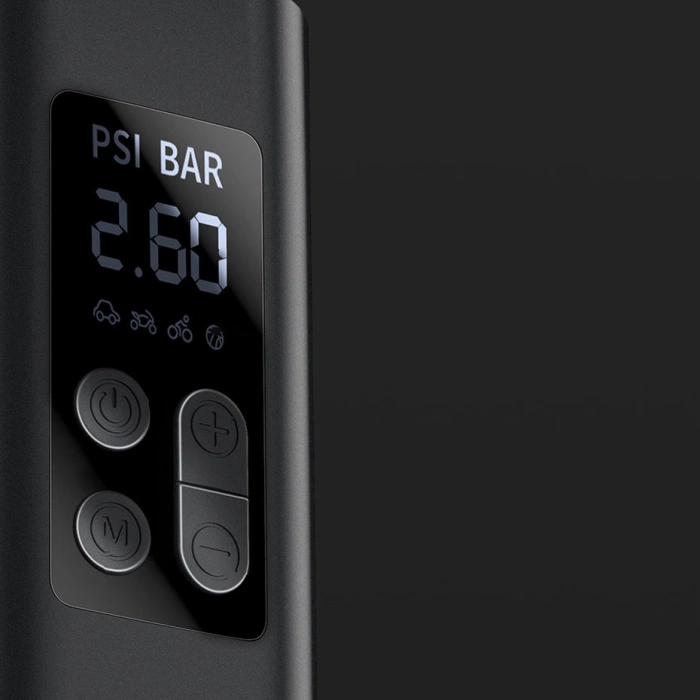 Baseus CRCQ000001 Mini Tire Compressor for Cigarette Lighter Socket - Black