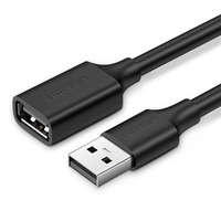 Cable alargador Ugreen USB (macho) - USB (hembra) 2.0 480Mbps 3m negro (US103)