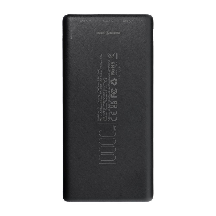 Powerbank Blue Star W1061 2A 10000 mAh czarny