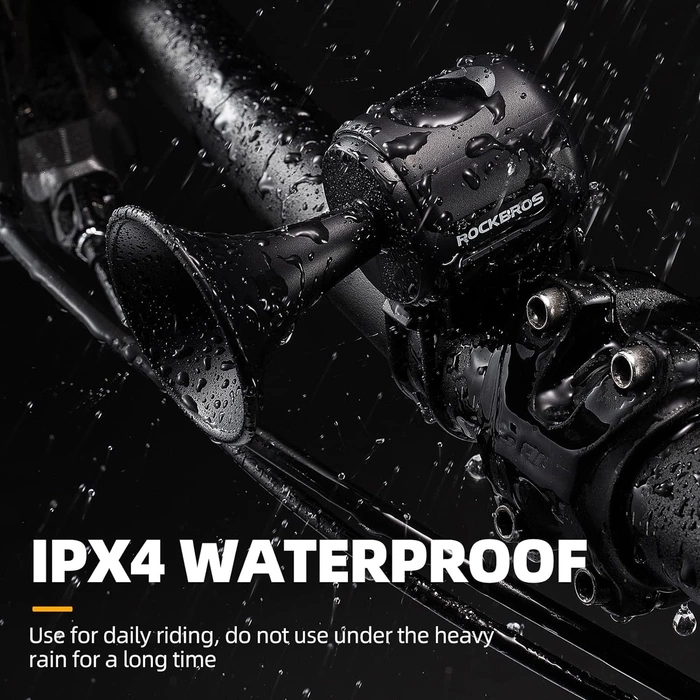 Rockbros 34210002001 elektronische Fahrradklingel – schwarz