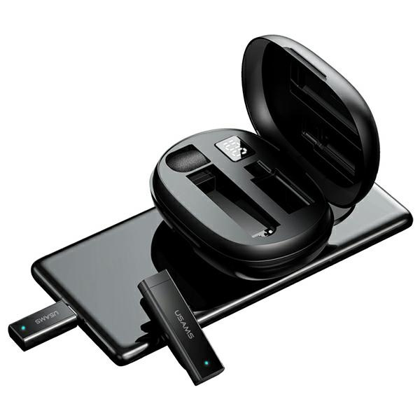 Usams ENC 2.4G bezdrátový lavalier mikrofon Lightning ZB244MKF01 (US-ZB244)